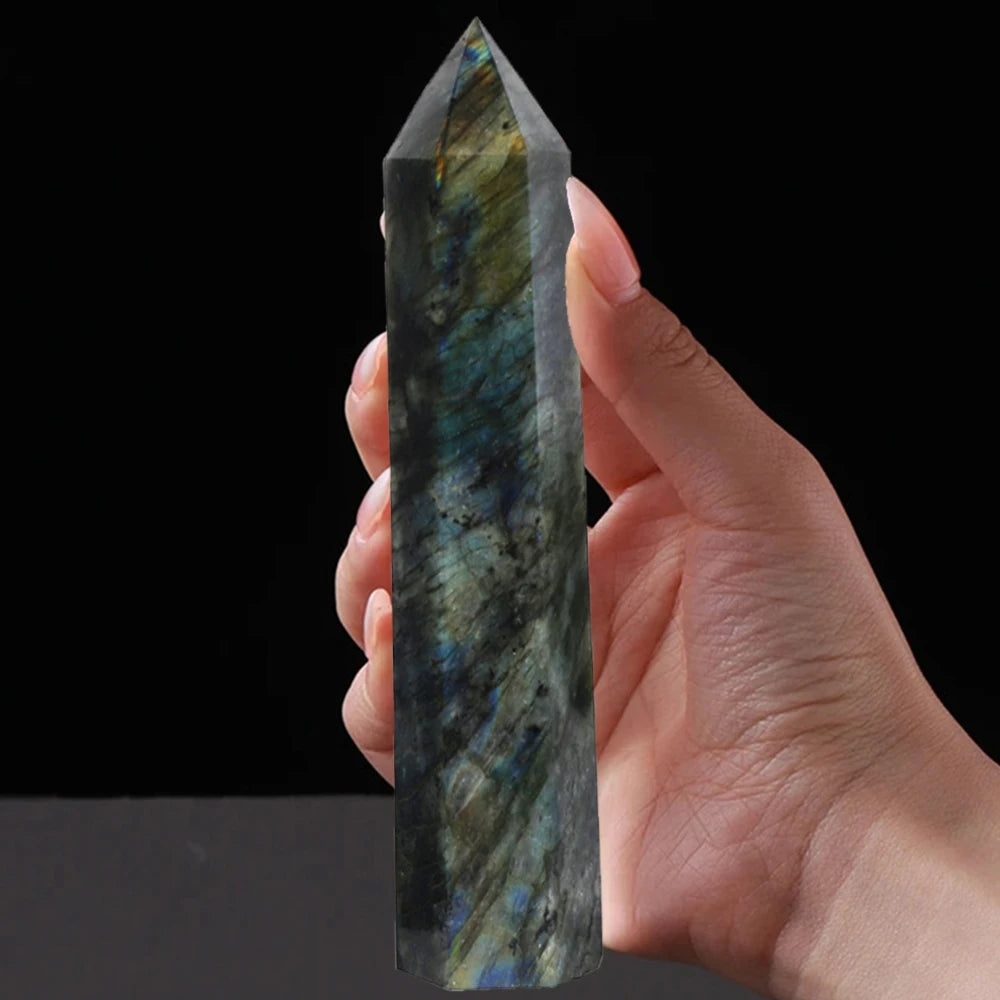 15cm Natural Amethyst Crystal Wand