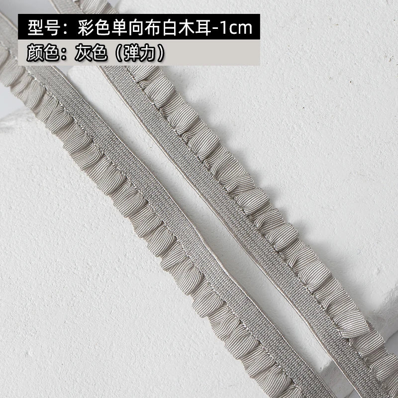 5m Elastic Lace Trim Ribbon for Sewing & Crafts