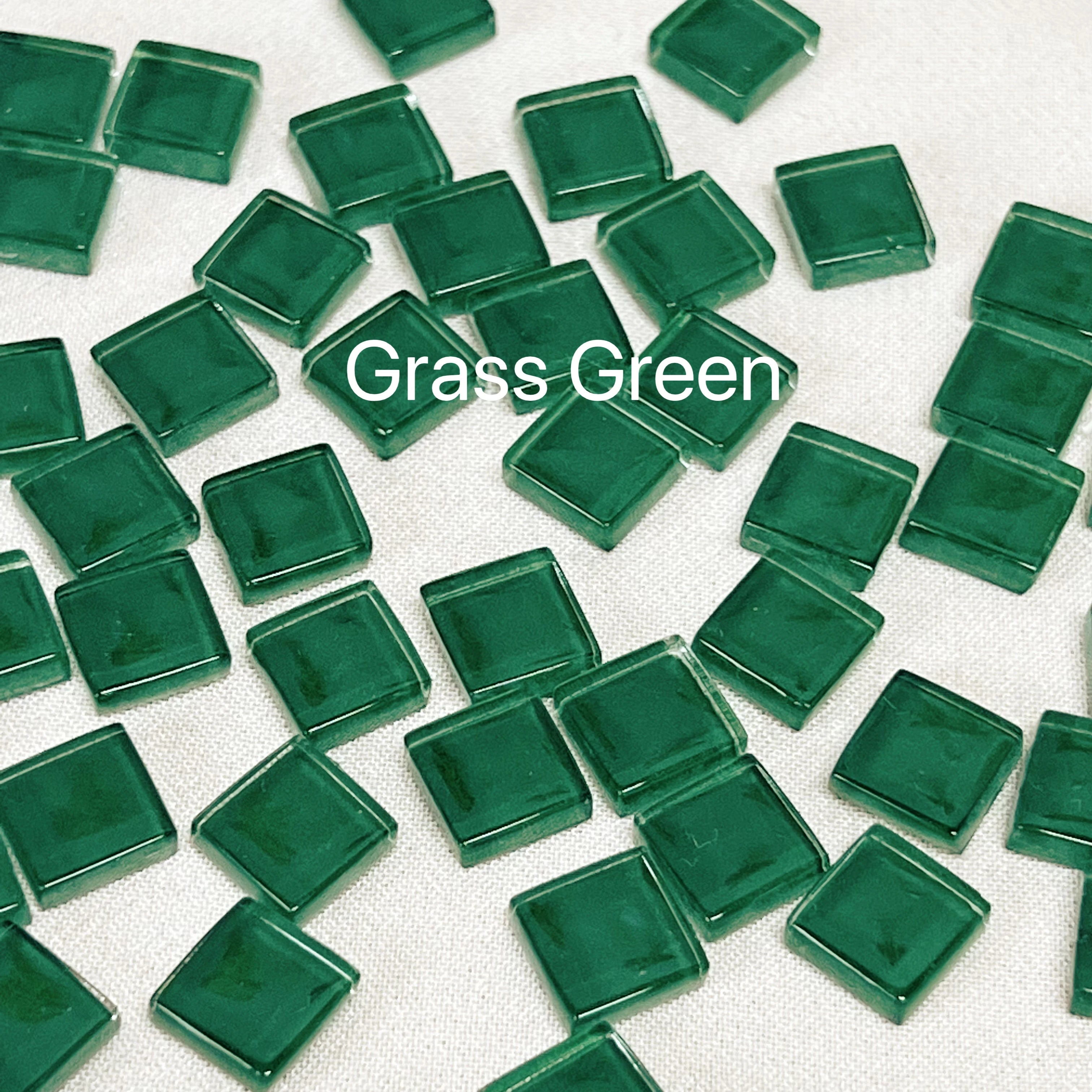 50pcs 1cm Mixed Color Crystal Mosaic Tiles for DIY Crafts, Coasters, and Home Déc