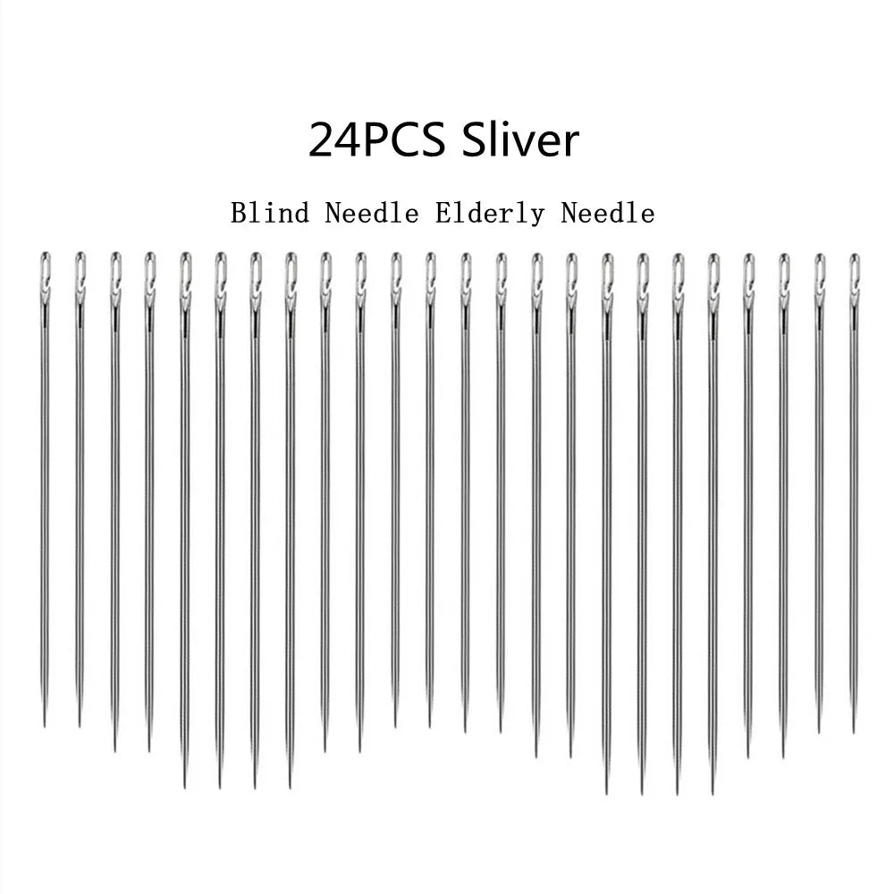 Stainless Steel Side Hole Blind Sewing Needles