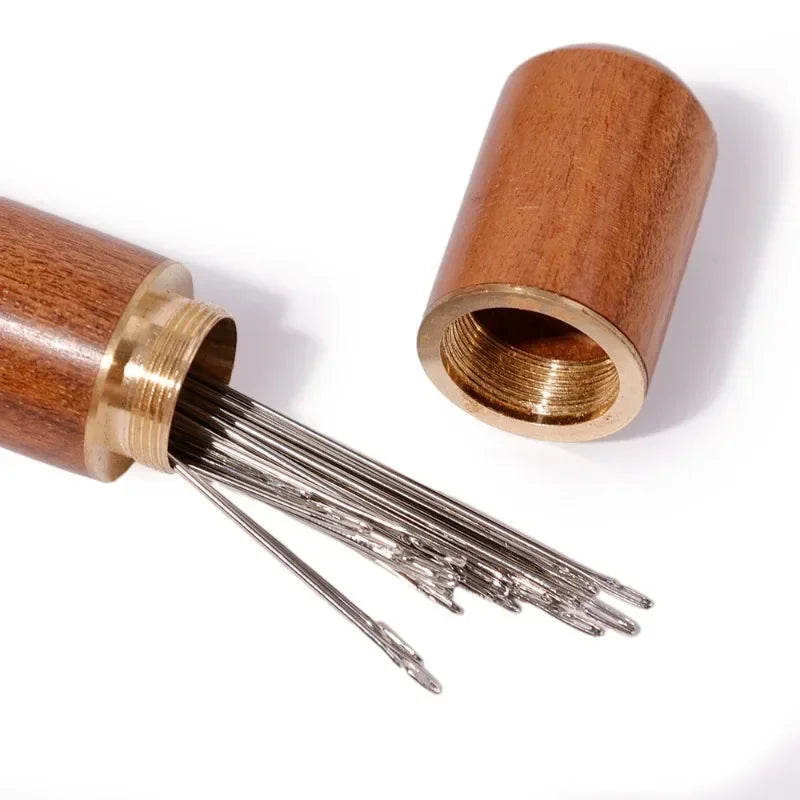 12/30pcs Stainless Steel Side Hole Blind Needles