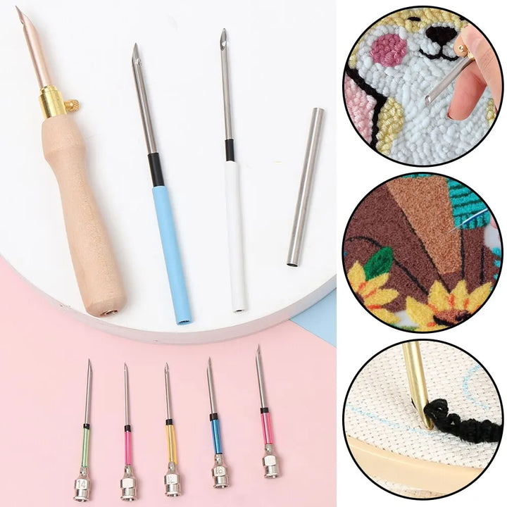 LMDZ 11pcs Punch Needle Embroidery Kit