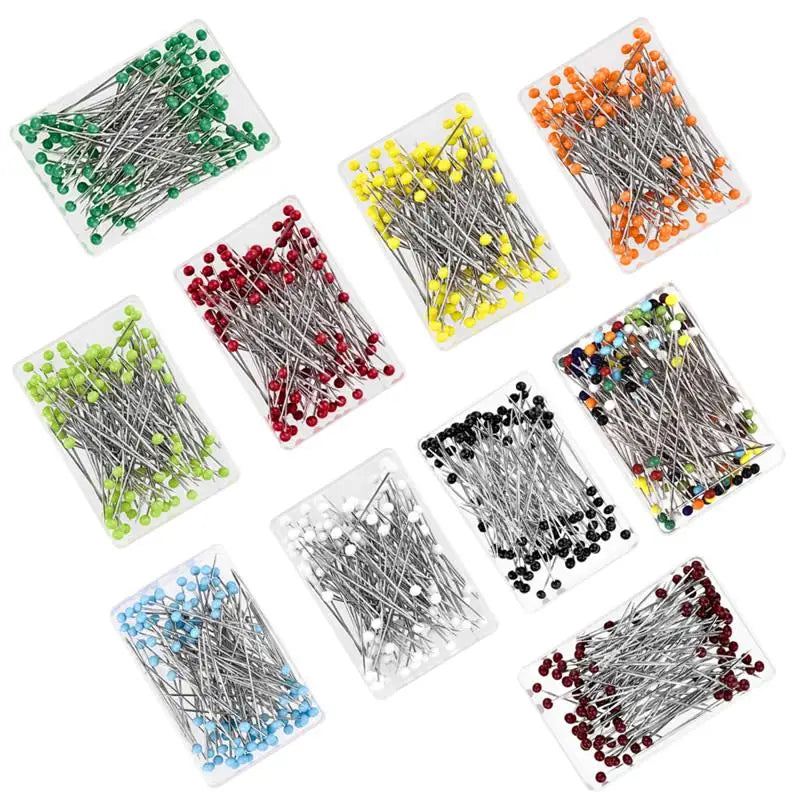 100pcs Glass Head Sewing Pins 38mm