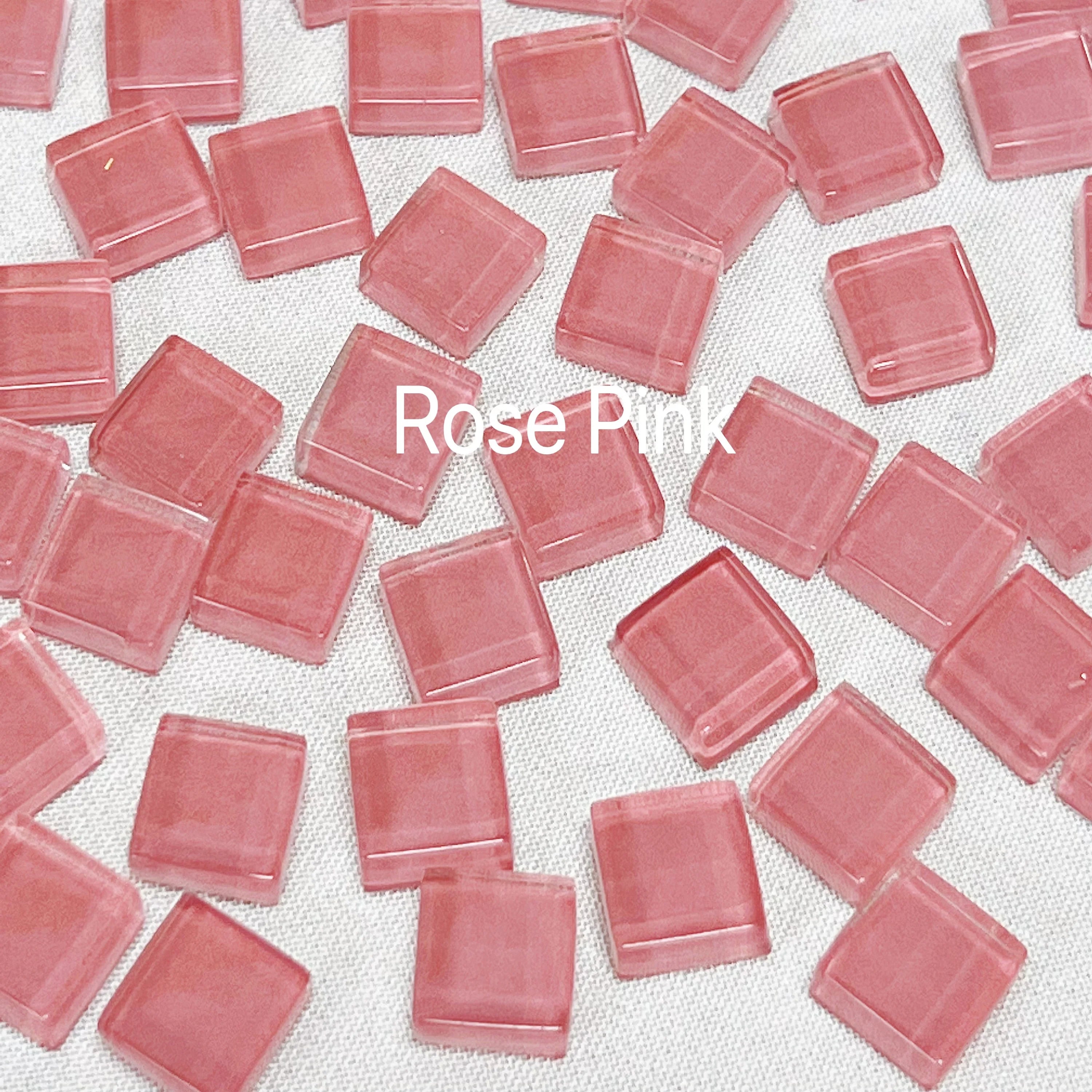 50pcs 1cm Mixed Color Crystal Mosaic Tiles for DIY Crafts, Coasters, and Home Déc