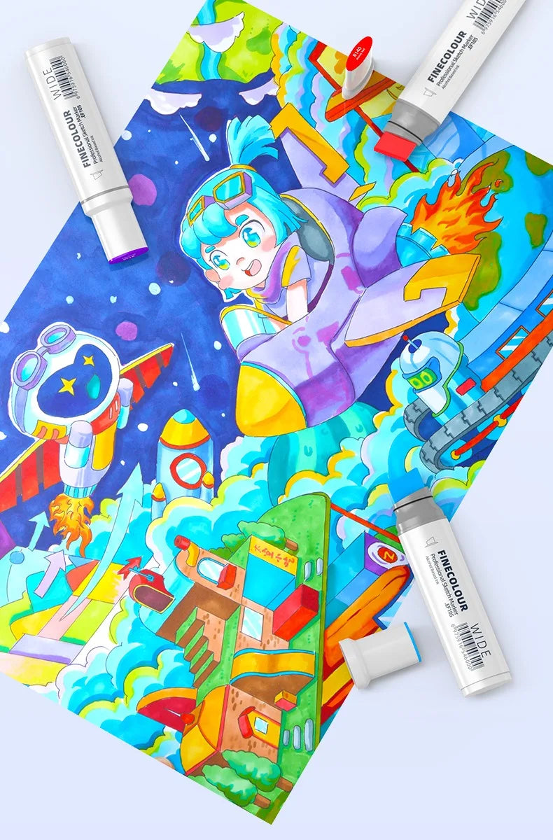 Finecolour 20mm Wide Alcohol Markers