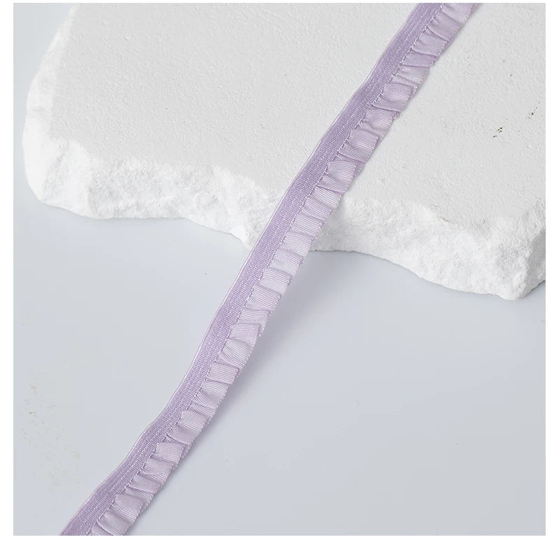 5m Elastic Lace Trim Ribbon for Sewing & Crafts