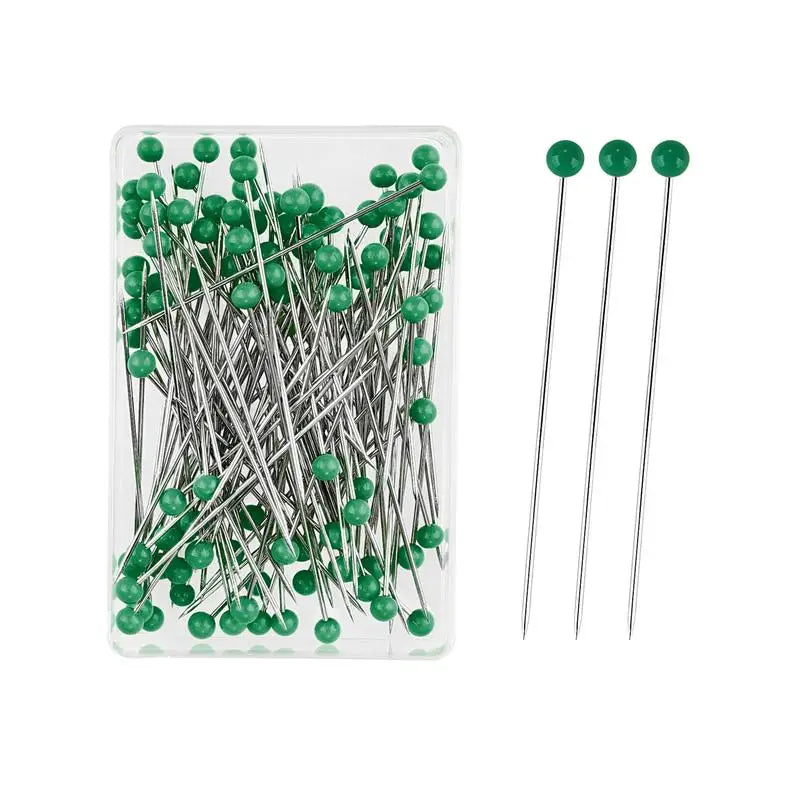 100pcs Glass Head Sewing Pins 38mm