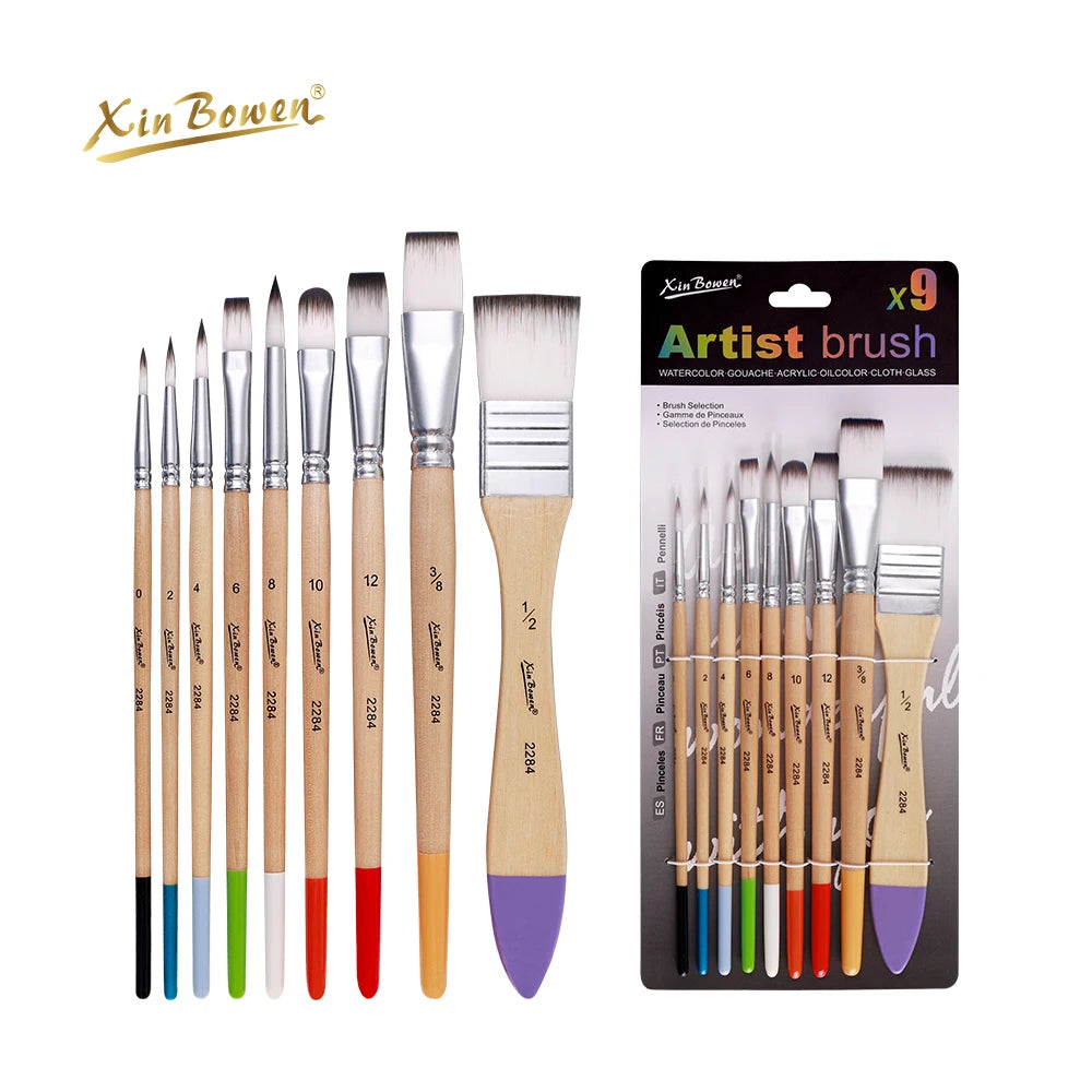 Nylon Brush Set – Art Supplies for Beginners