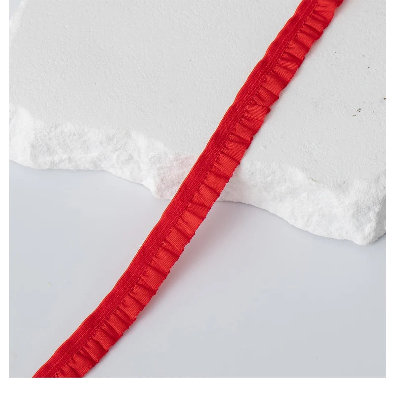 5m Elastic Lace Trim Ribbon for Sewing & Crafts