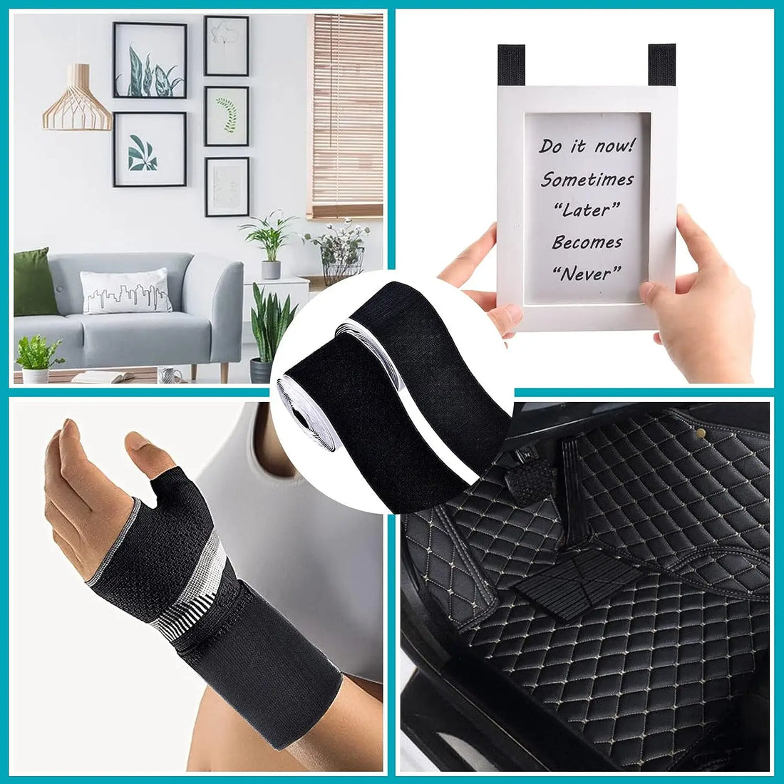 25m Self-Adhesive Hook & Loop Fastener Tape