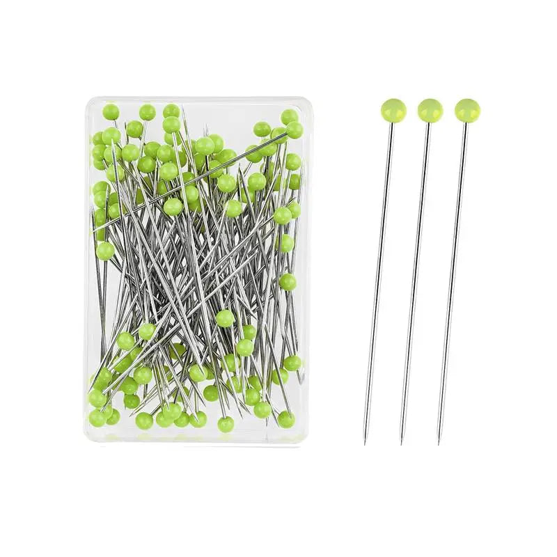 100pcs Glass Head Sewing Pins 38mm
