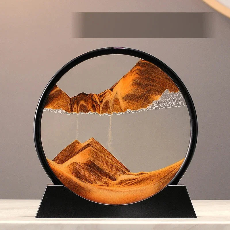 Round Sandscape Moving Sand Art