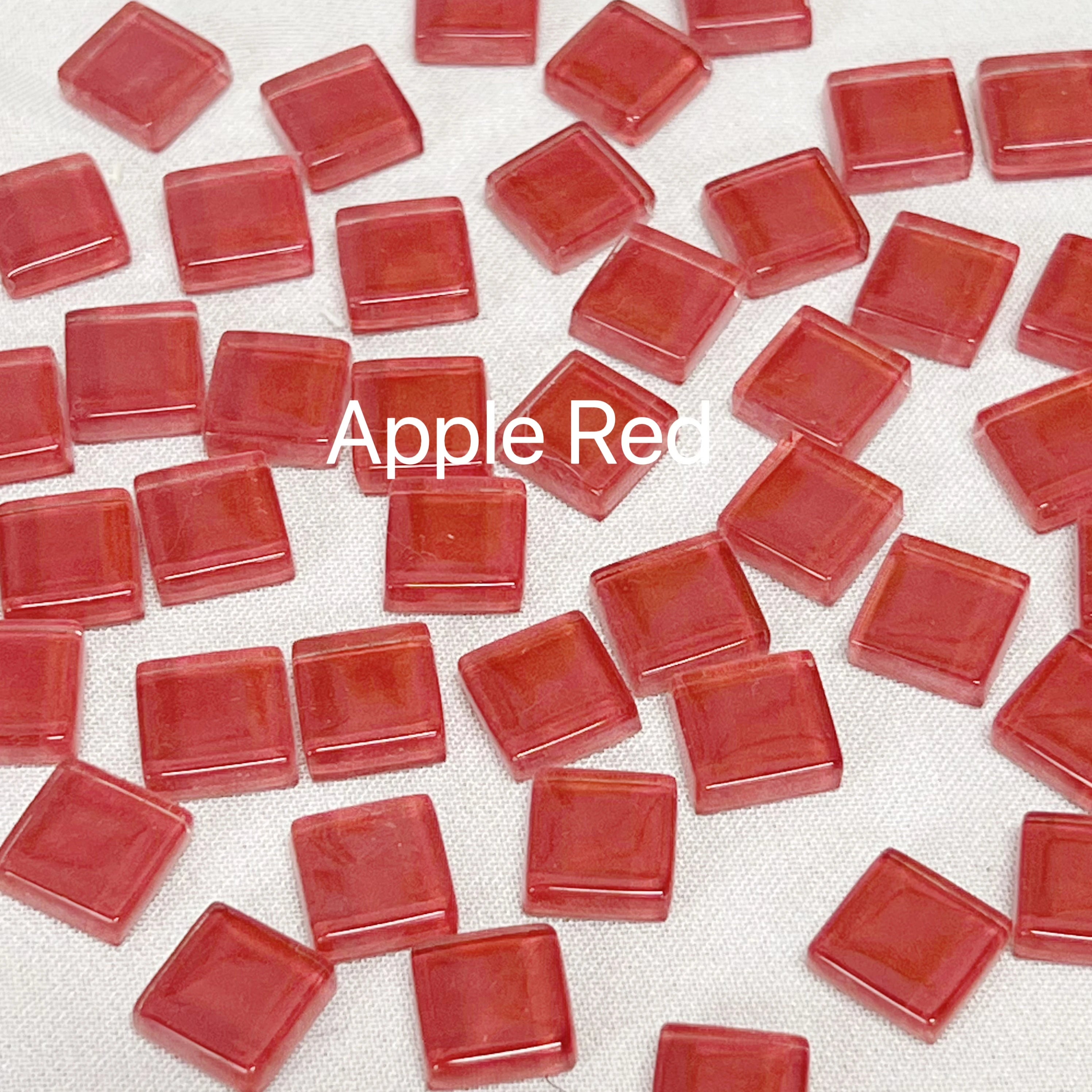 50pcs 1cm Mixed Color Crystal Mosaic Tiles for DIY Crafts, Coasters, and Home Déc