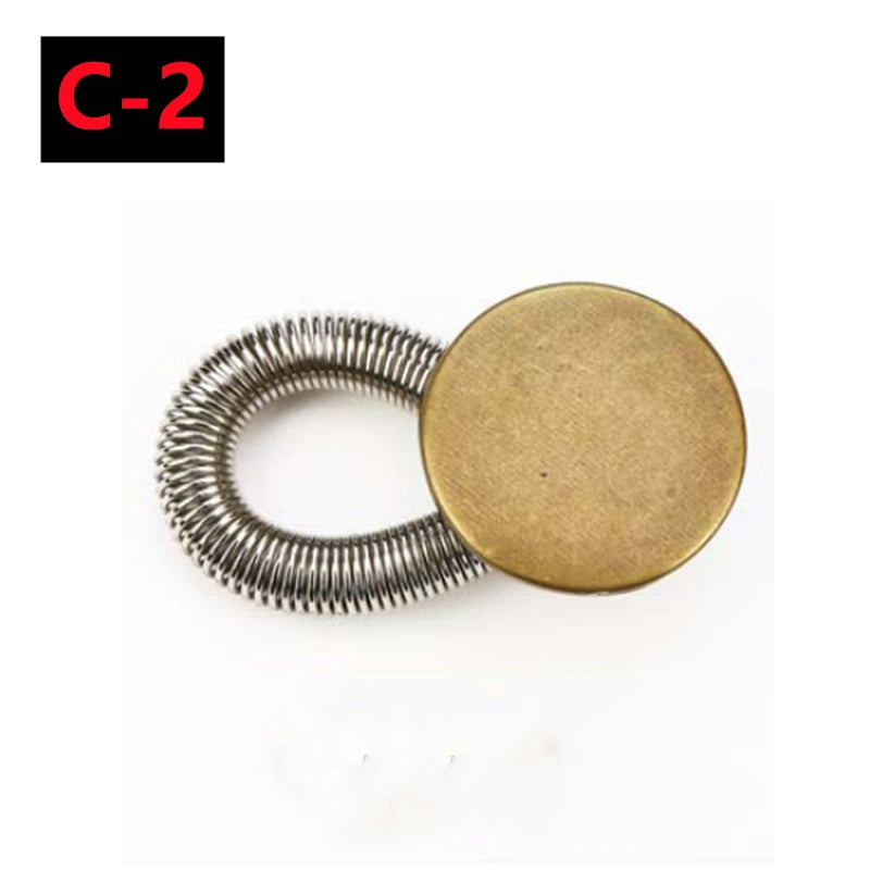 Adjustable Metal Button Extender for Pants & Jeans
