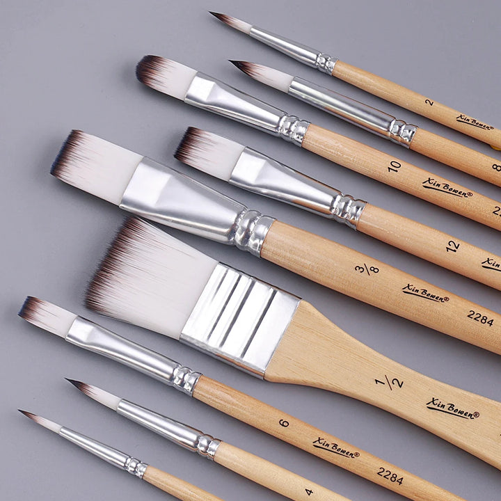Nylon Brush Set – Art Supplies for Beginners