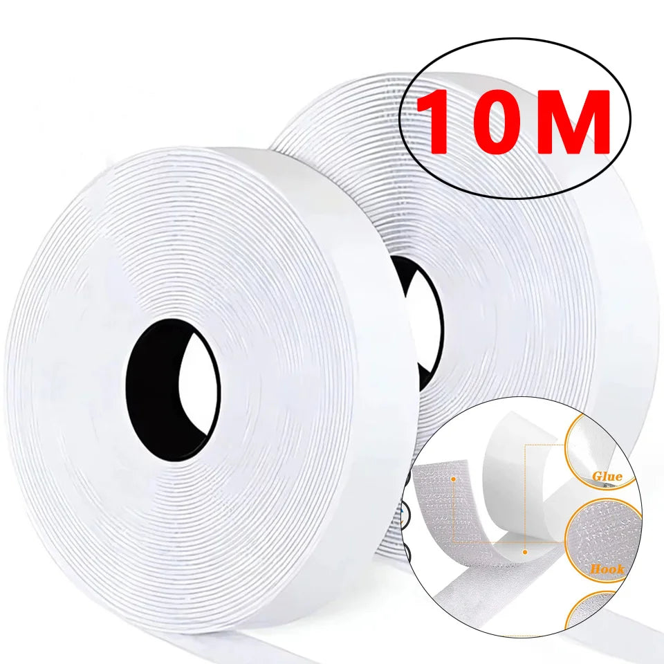 25m Self-Adhesive Hook & Loop Fastener Tape