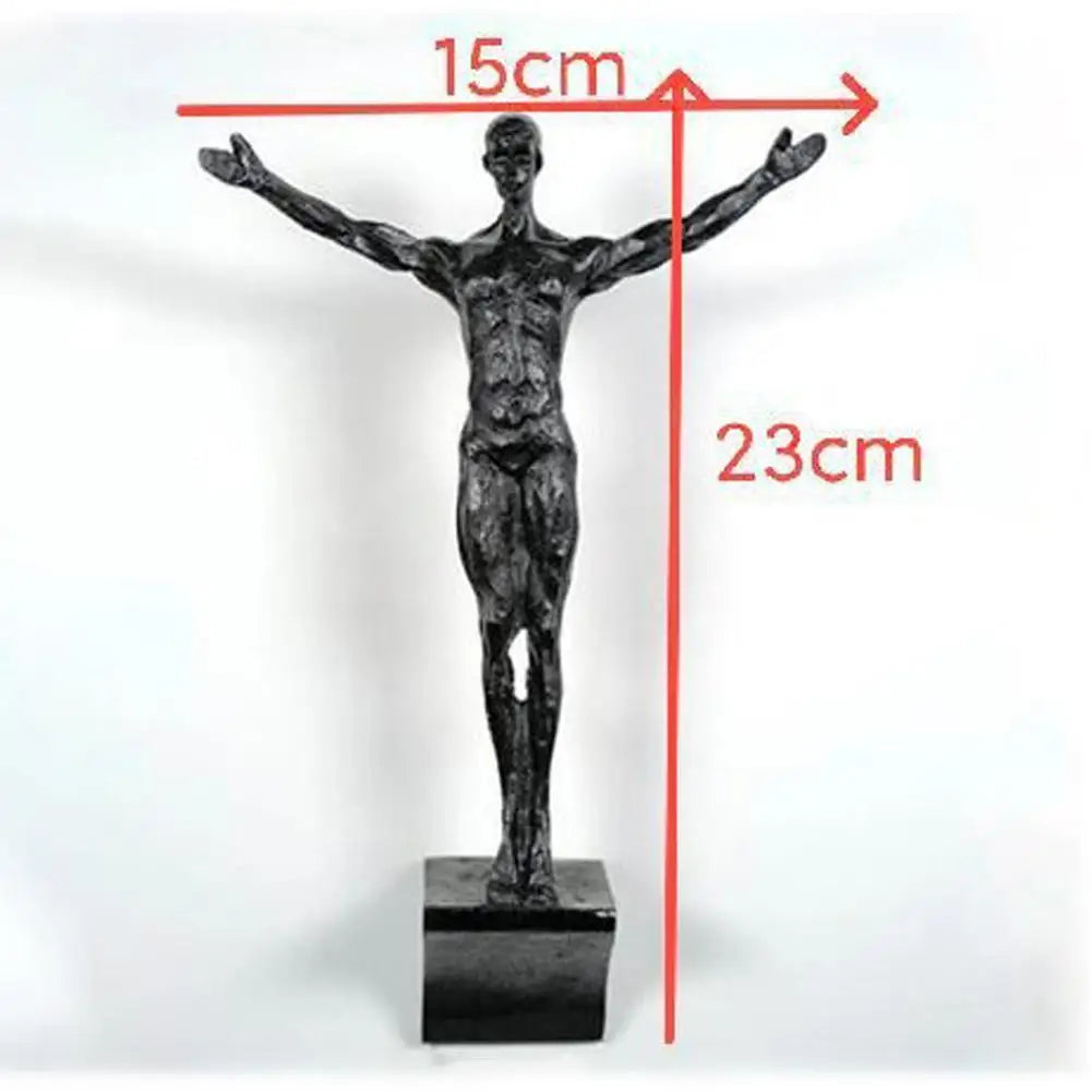 Rock Climbing Man Wall Sculpture