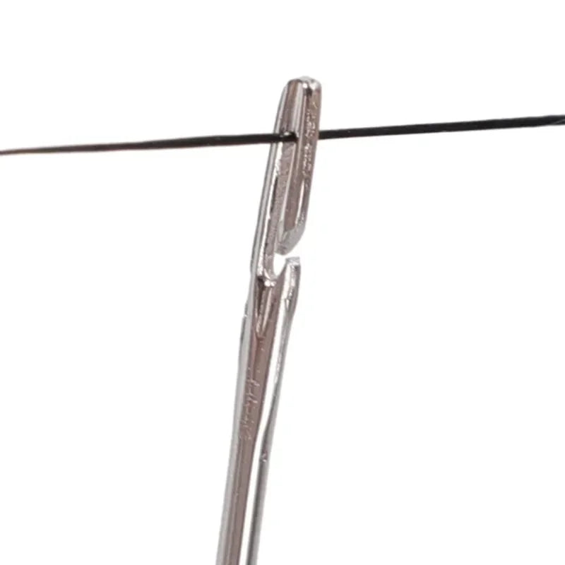 12/30pcs Stainless Steel Side Hole Blind Needles