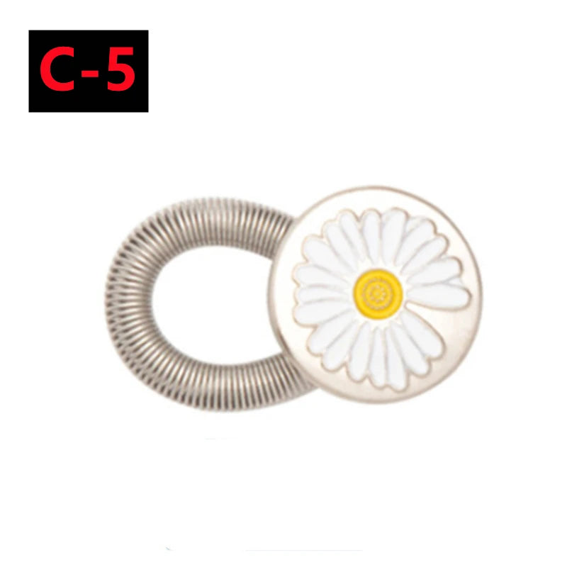 Adjustable Metal Button Extender for Pants & Jeans