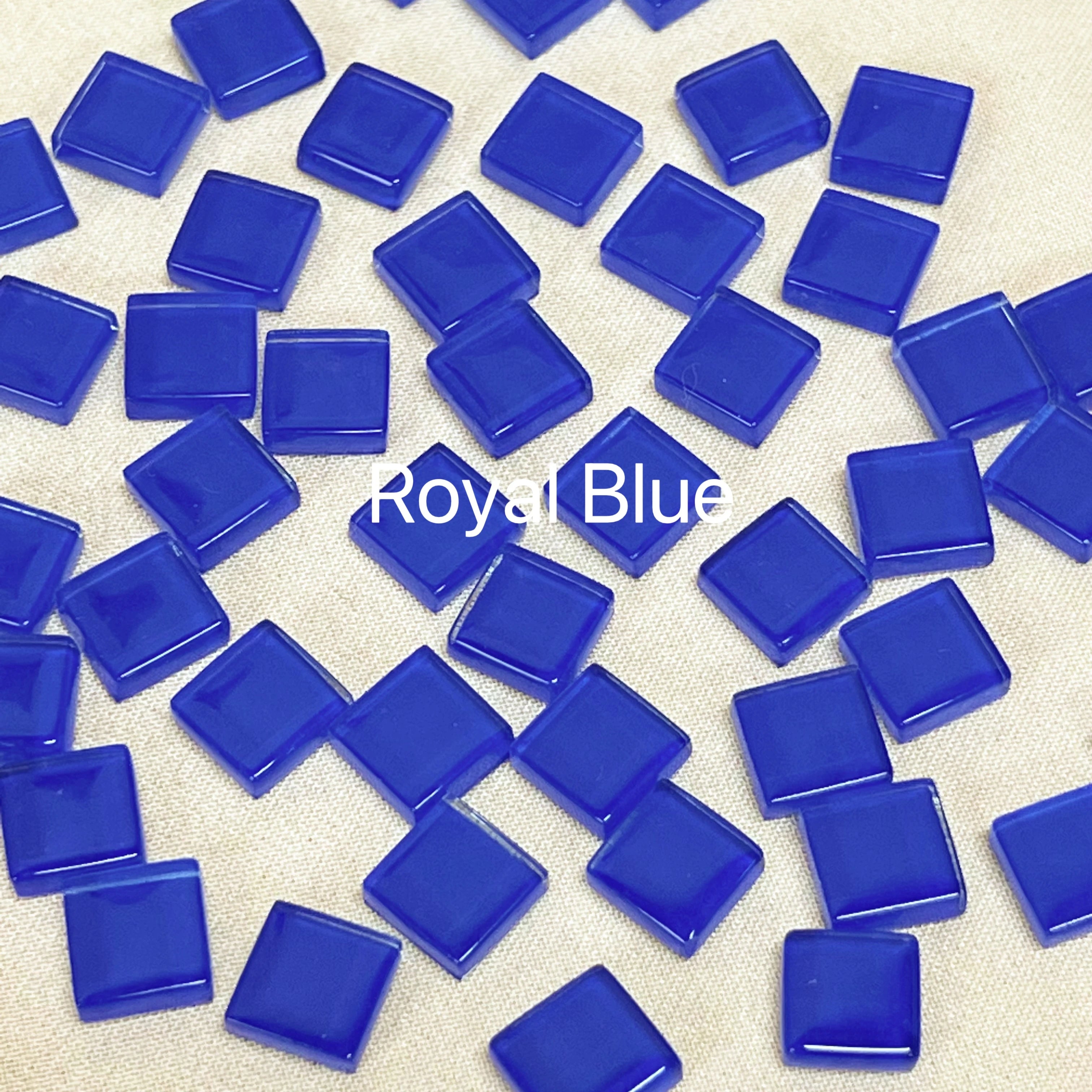 50pcs 1cm Mixed Color Crystal Mosaic Tiles for DIY Crafts, Coasters, and Home Déc