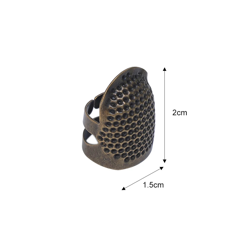 Adjustable Retro Sewing Thimble Ring