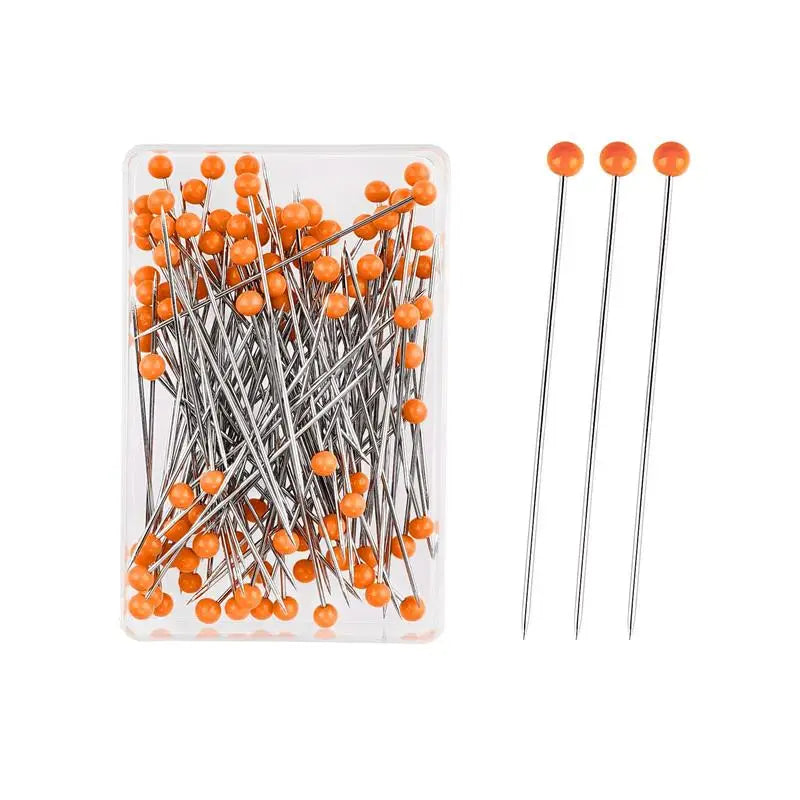 100pcs Glass Head Sewing Pins 38mm