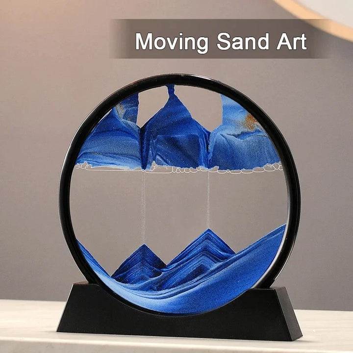 Round Sandscape Moving Sand Art