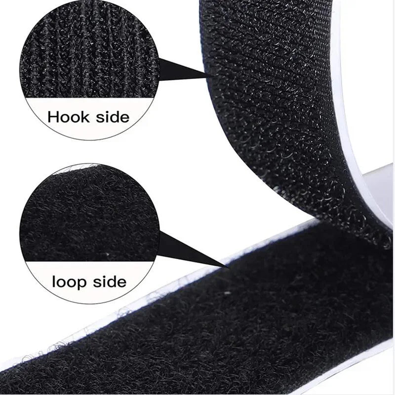 25m Self-Adhesive Hook & Loop Fastener Tape