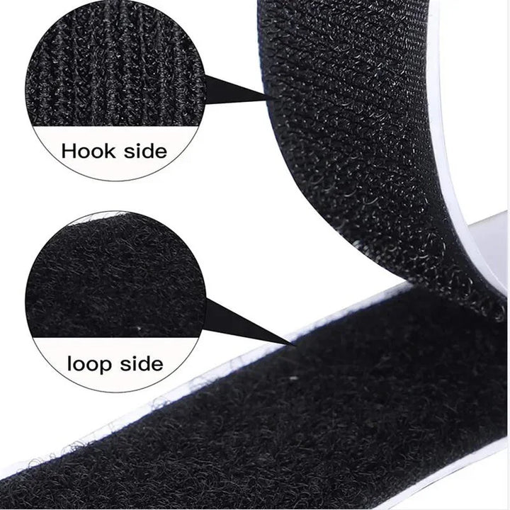 25m Self-Adhesive Hook & Loop Fastener Tape