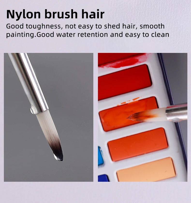 Nylon Brush Set – Art Supplies for Beginners
