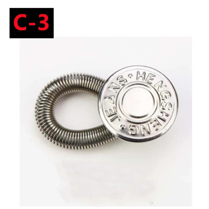 Adjustable Metal Button Extender for Pants & Jeans
