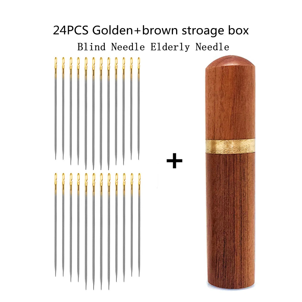 Stainless Steel Side Hole Blind Sewing Needles