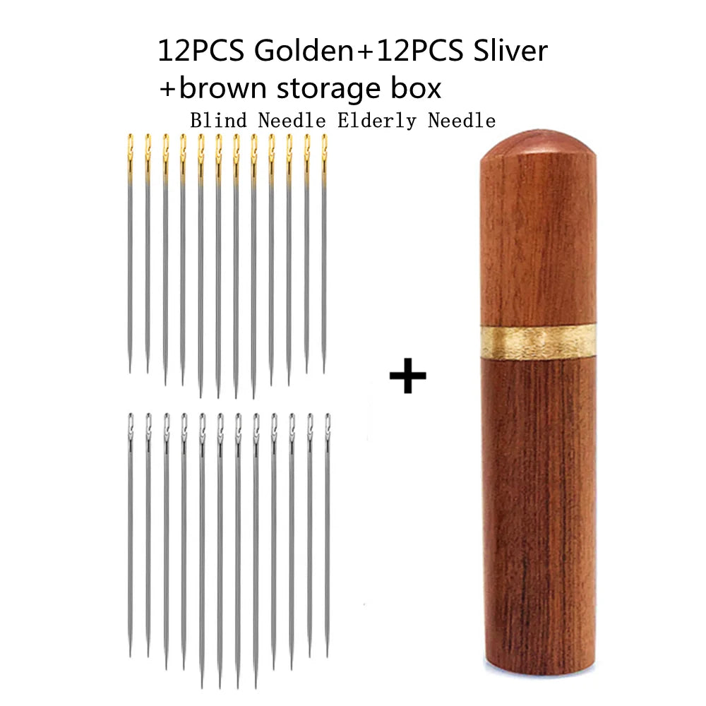 Stainless Steel Side Hole Blind Sewing Needles